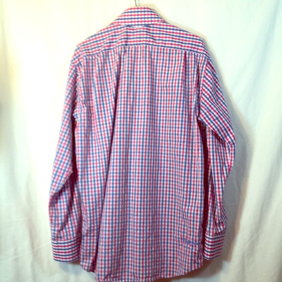 ENGLISH LAUNDRY Button Shirt checker 15 1/2 34/35 - Picture 2 of 8